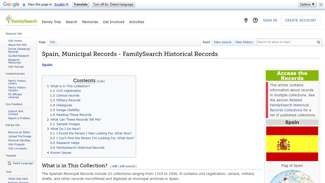 Spain, Municipal Records - FamilySearch Historical Records