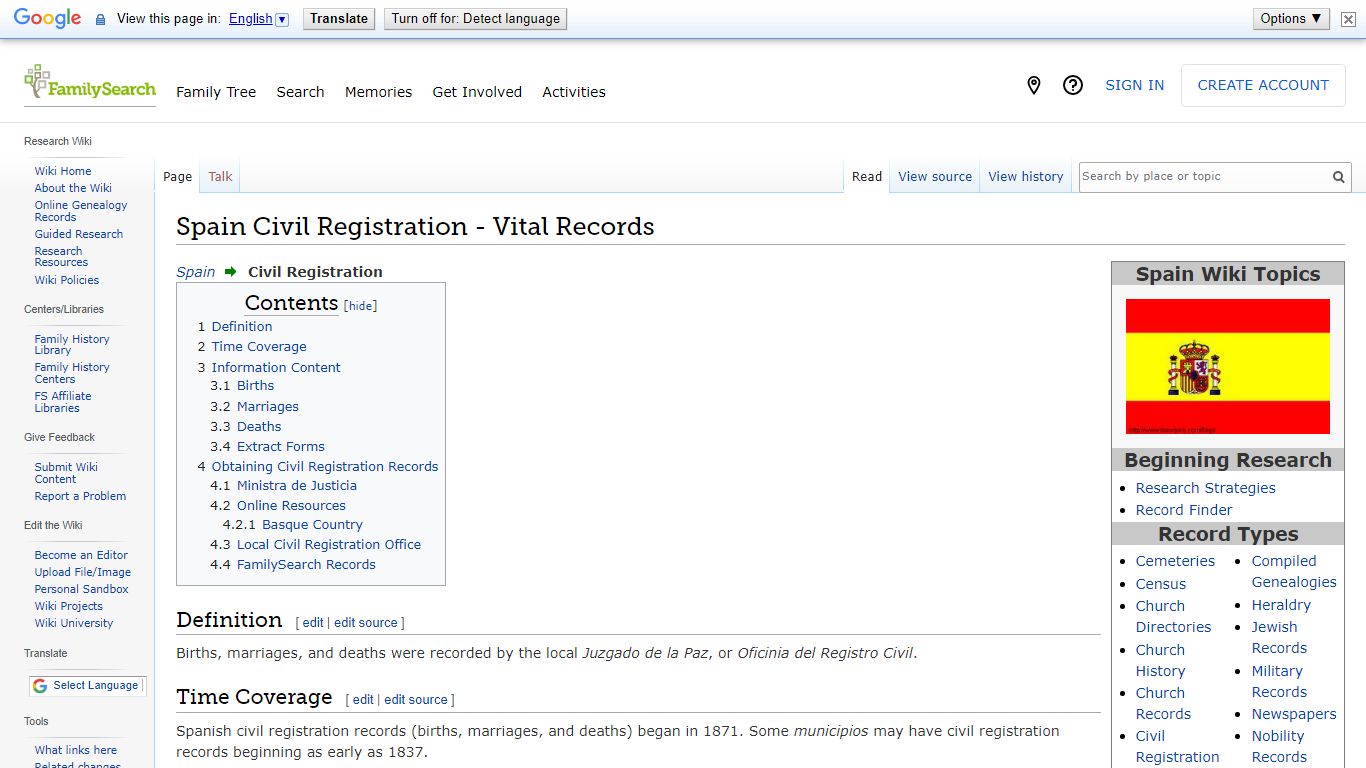 Spain Civil Registration - Vital Records • FamilySearch